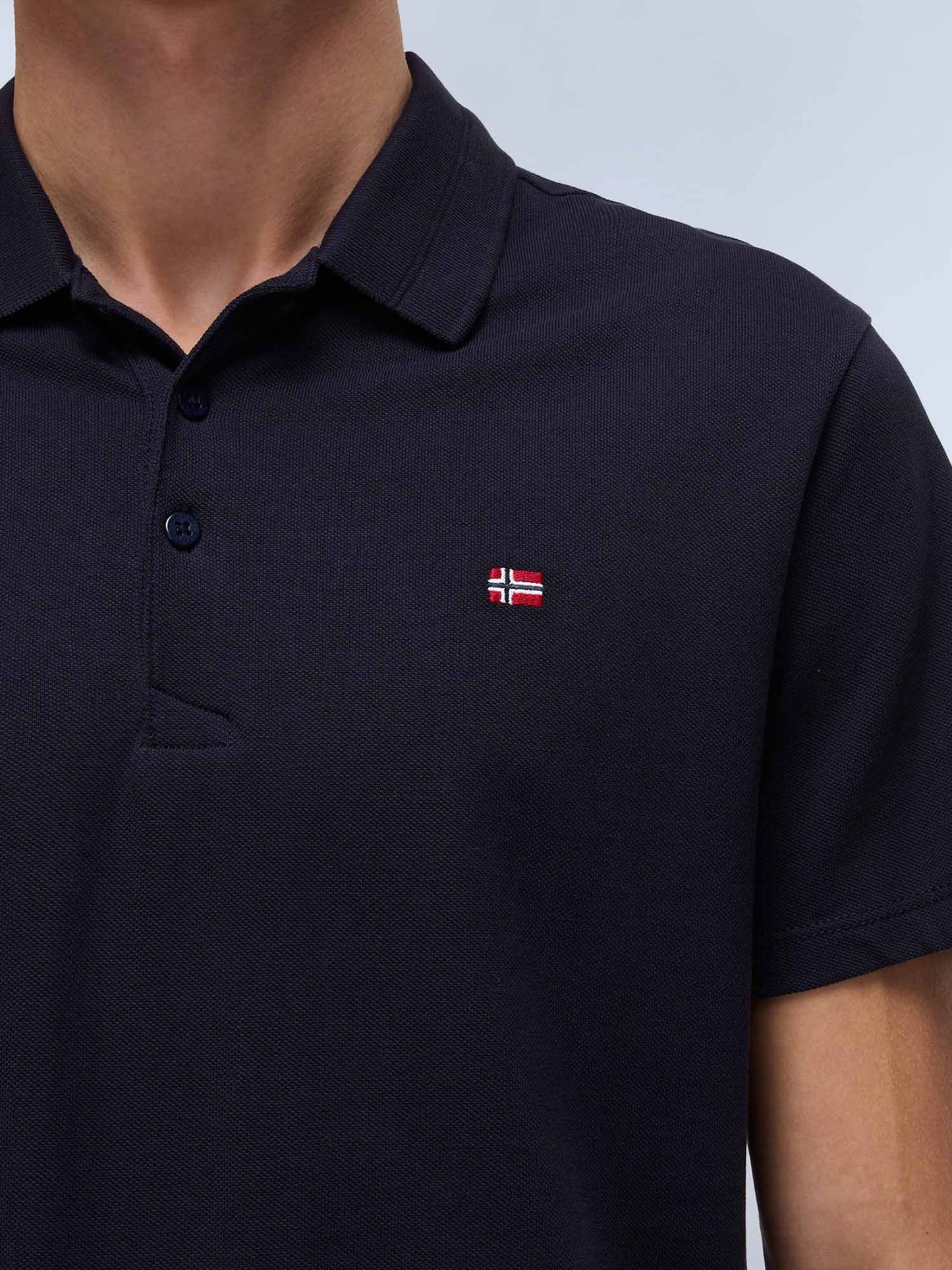 Napapijri Ealis, polo maniche corte da uomo blu
