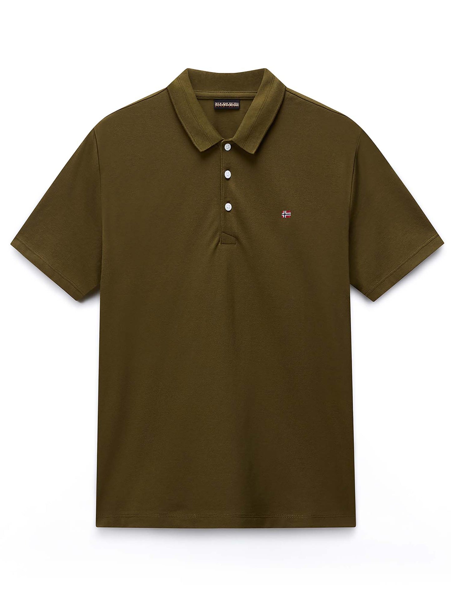 Napapijri Ealis SS, t-shirt verde da uomo per la primavera estate