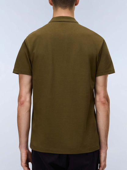 Napapijri Ealis SS, t-shirt verde da uomo per la primavera estate