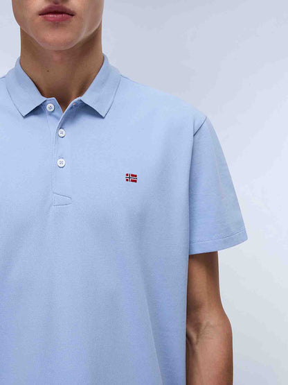 POLO EALIS NAPAPIJRI UOMO CELESTE