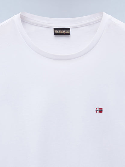 T-SHIRT SALIS NAPAPIJRI DA UOMO BIANCO