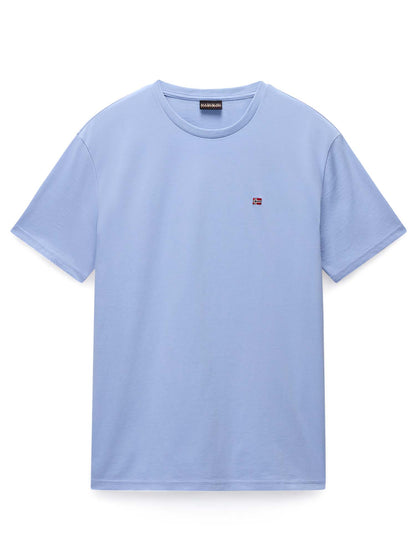 T-SHIRT SALIS NAPAPIJRI UOMO CELESTE