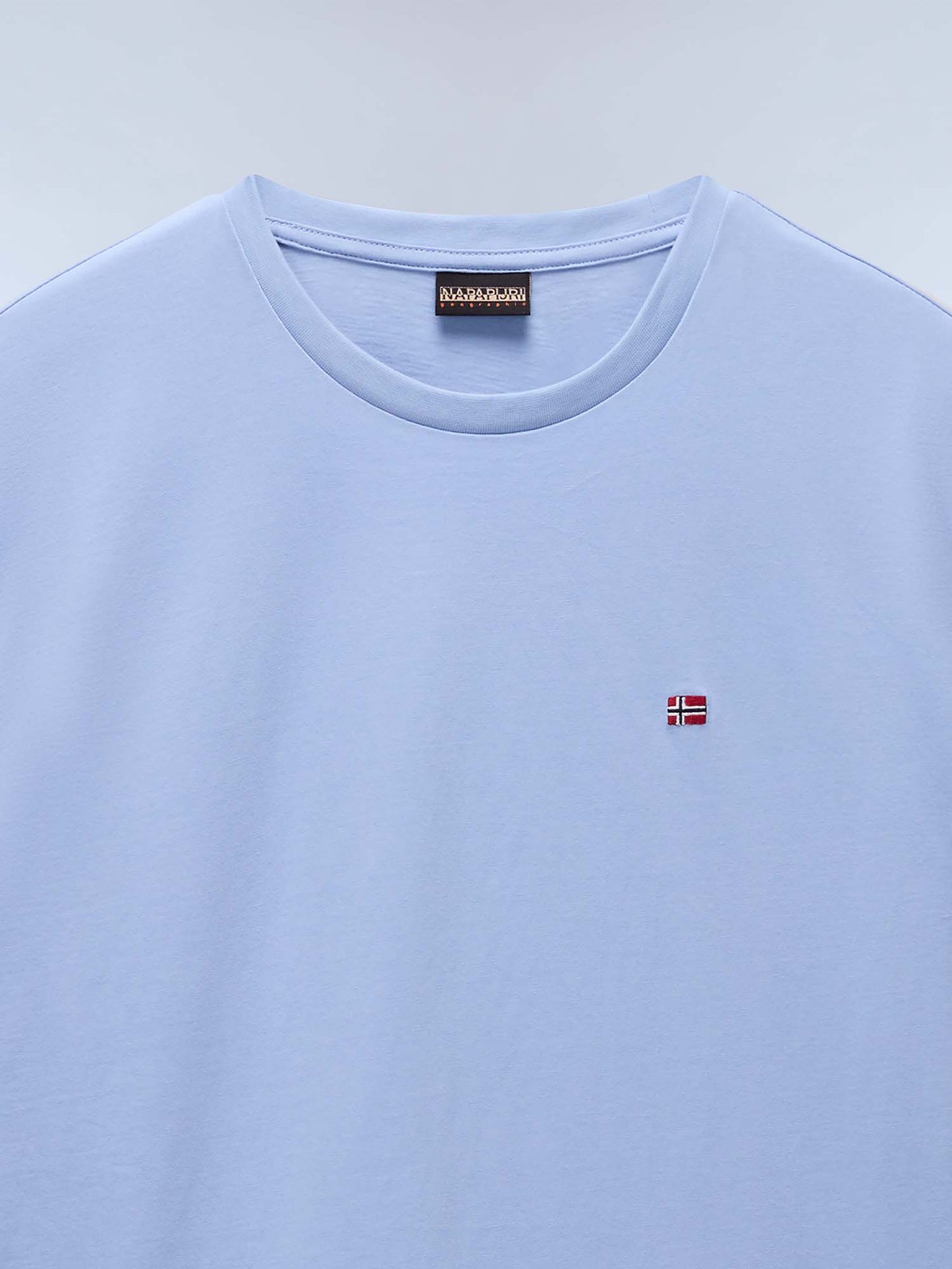 T-SHIRT SALIS NAPAPIJRI UOMO CELESTE