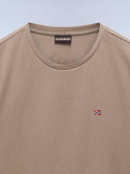 T-SHIRT SALIS NAPAPIJRI DA UOMO FANGO