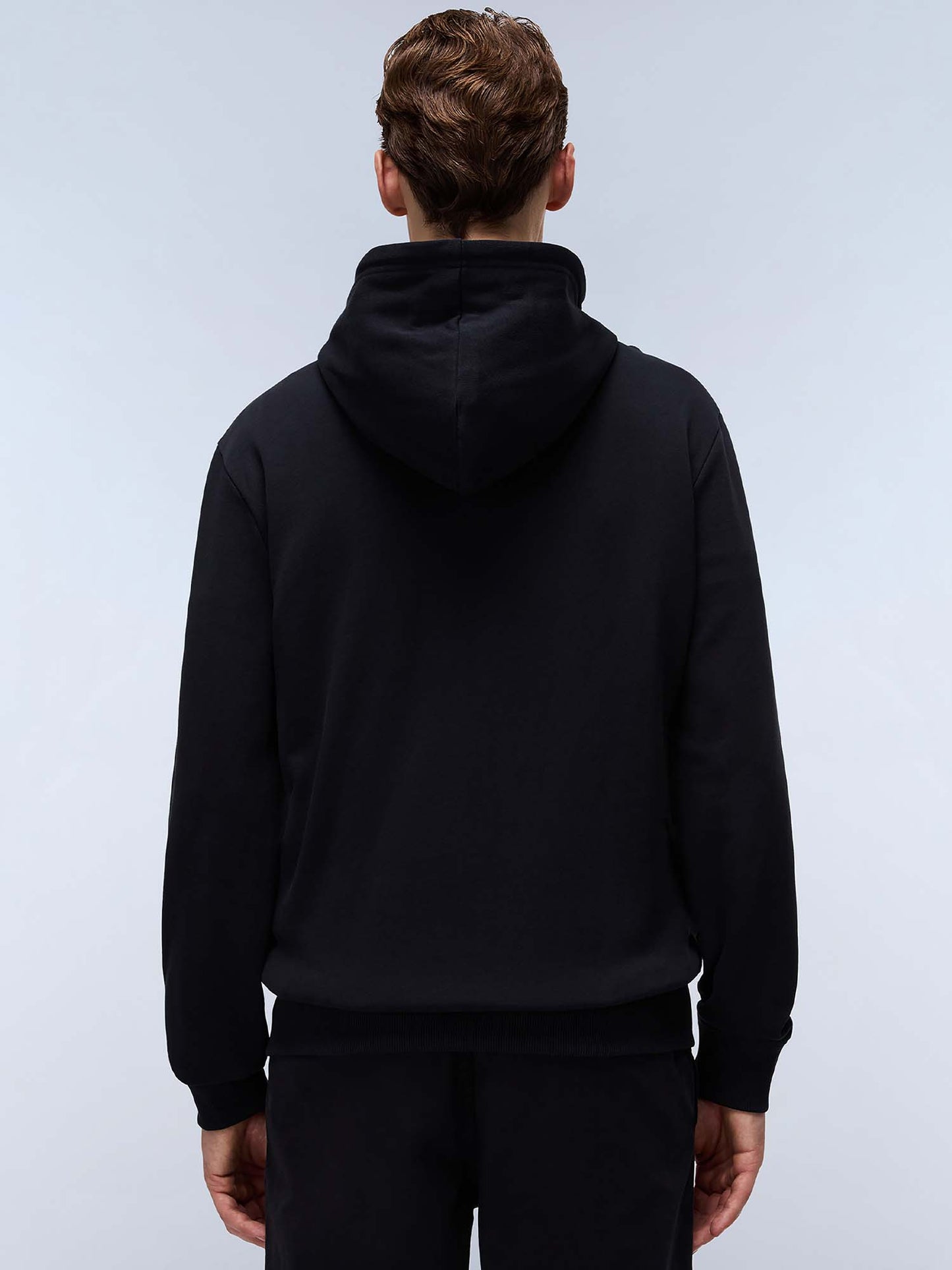 FELPA CON CAPPUCCIO E ZIP BALIS NAPAPIJRI UOMO NERO
