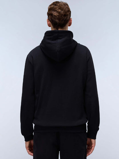 FELPA CON CAPPUCCIO E ZIP BALIS NAPAPIJRI UOMO NERO