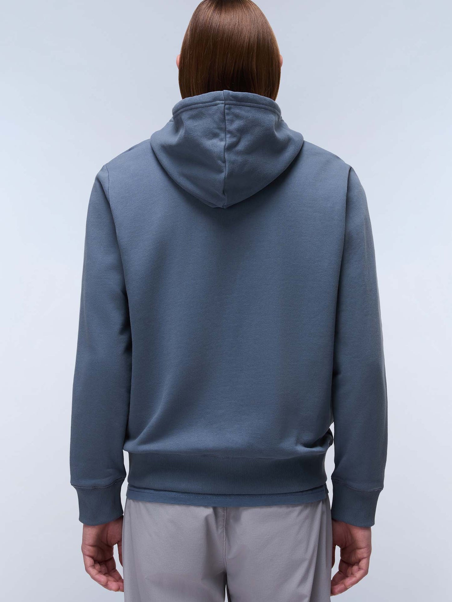 FELPA CON CAPPUCCIO E ZIP BALIS NAPAPIJRI UOMO GRIGIO