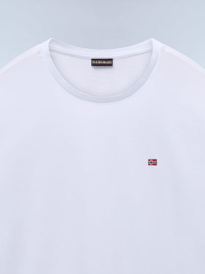 MAGLIA SALIS A MANICA LUNGA  NAPAPIJRI DA UOMO BIANCO