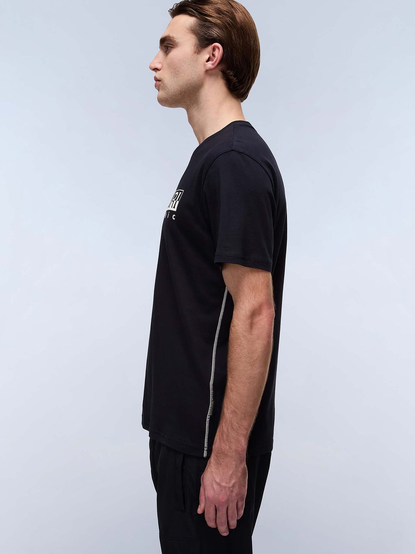 T-SHIRT GIROCOLLO AYLMER NAPAPIJRI UOMO NERO