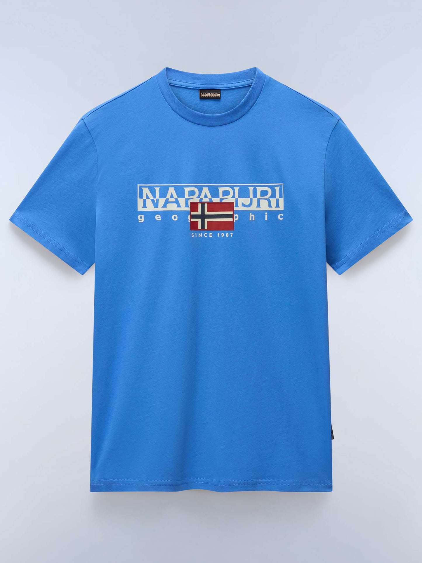 T-SHIRT GIROCOLLO AYLMER NAPAPIJRI UOMO ROYAL