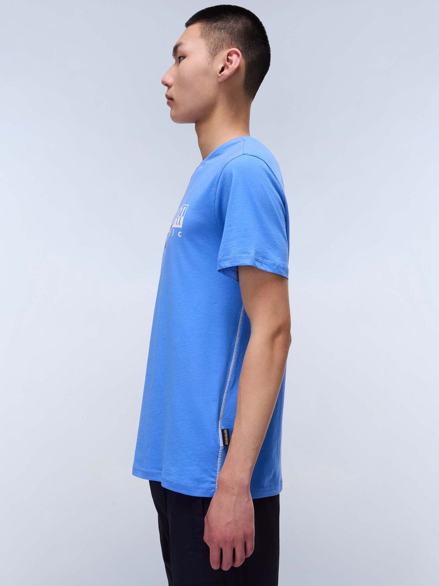 T-SHIRT GIROCOLLO AYLMER NAPAPIJRI UOMO ROYAL