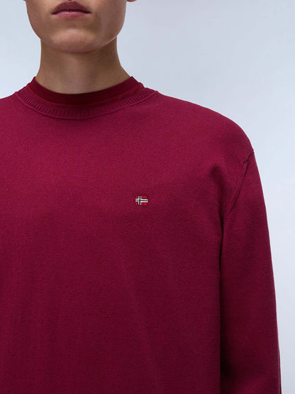 MAGLIA DECATUR 5 NAPAPIJRI UOMO BORDEAUX