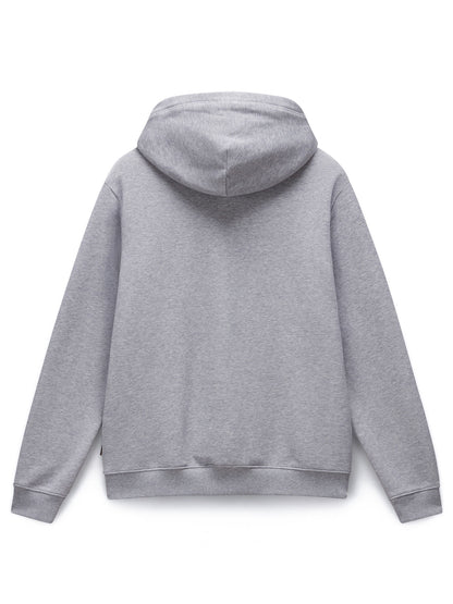 FELPA CON CAPPUCCIO BOX LOGO NAPAPIJRI DA UOMO GRIGIO
