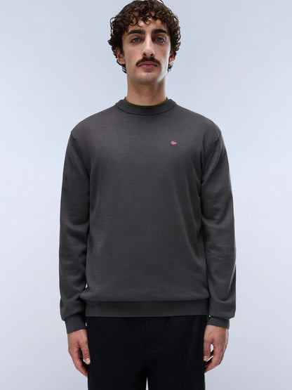 Napapijri Droz 5, maglia da uomo grigia
