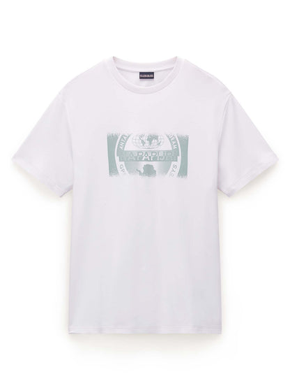 T-SHIRT S-VANNI NAPAPIJRI DA UOMO BIANCO