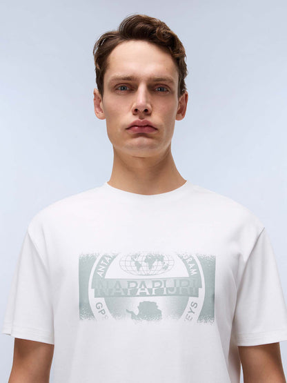 T-SHIRT S-VANNI NAPAPIJRI DA UOMO BIANCO