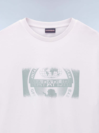 T-SHIRT S-VANNI NAPAPIJRI DA UOMO BIANCO