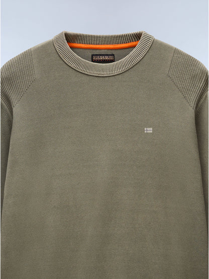 MAGLIA GIROCOLLO D-AREN NAPAPIJRI DA UOMO VERDE