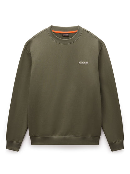 FELPA GIROCOLLO SMALLBOX NAPAPIJRI DA UOMO VERDE