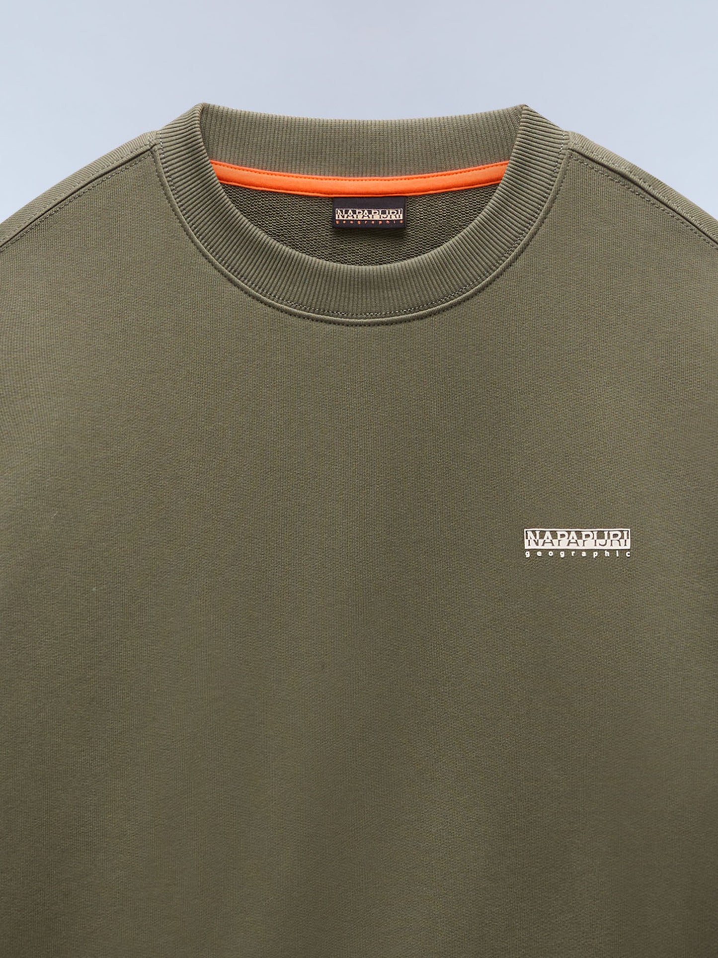 FELPA GIROCOLLO SMALLBOX NAPAPIJRI DA UOMO VERDE