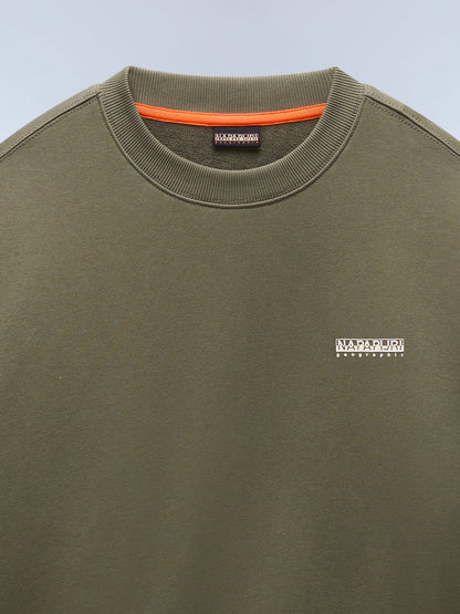 FELPA GIROCOLLO SMALLBOX NAPAPIJRI DA UOMO VERDE