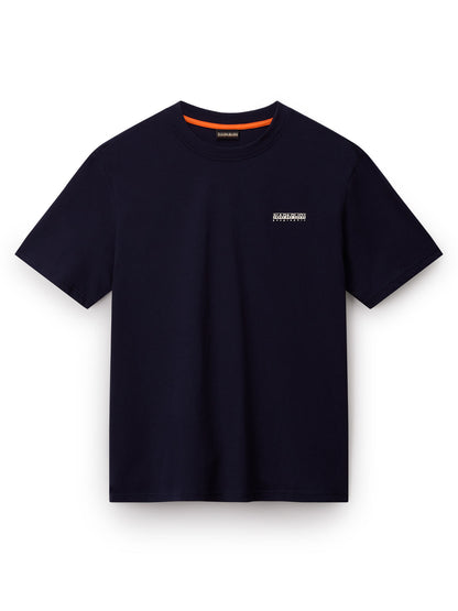 T-SHIRT SMALLBOX NAPAPIJRI DA UOMO BLU