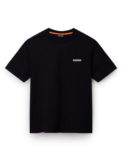 T-SHIRT SMALLBOX NAPAPIJRI DA UOMO NERO