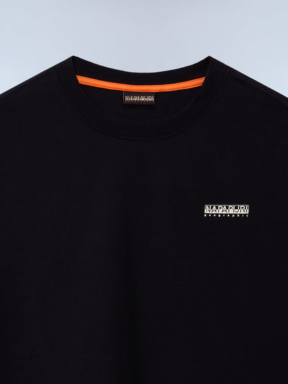 T-SHIRT SMALLBOX NAPAPIJRI DA UOMO NERO