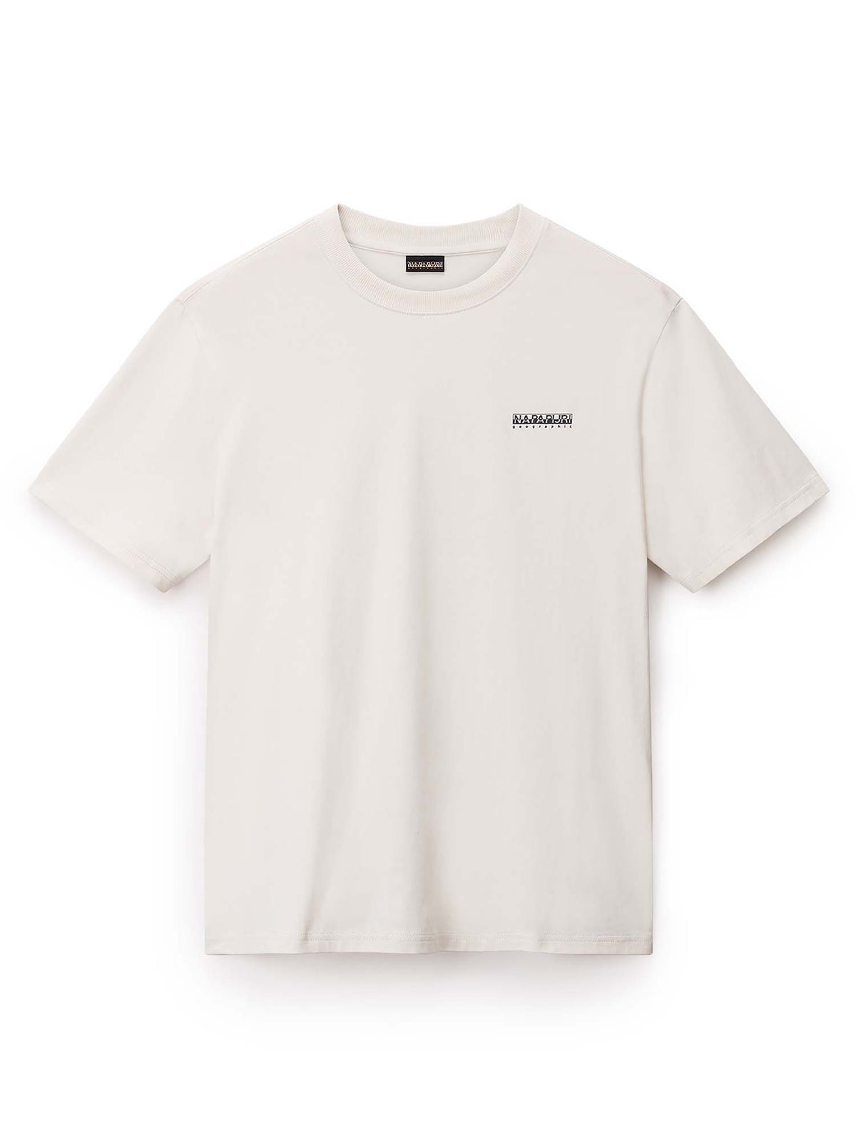 Napapijri s-smallbox t-shirt da uomo panna