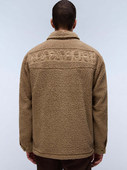 Napapijri T-Lule, overshirt da uomo beige