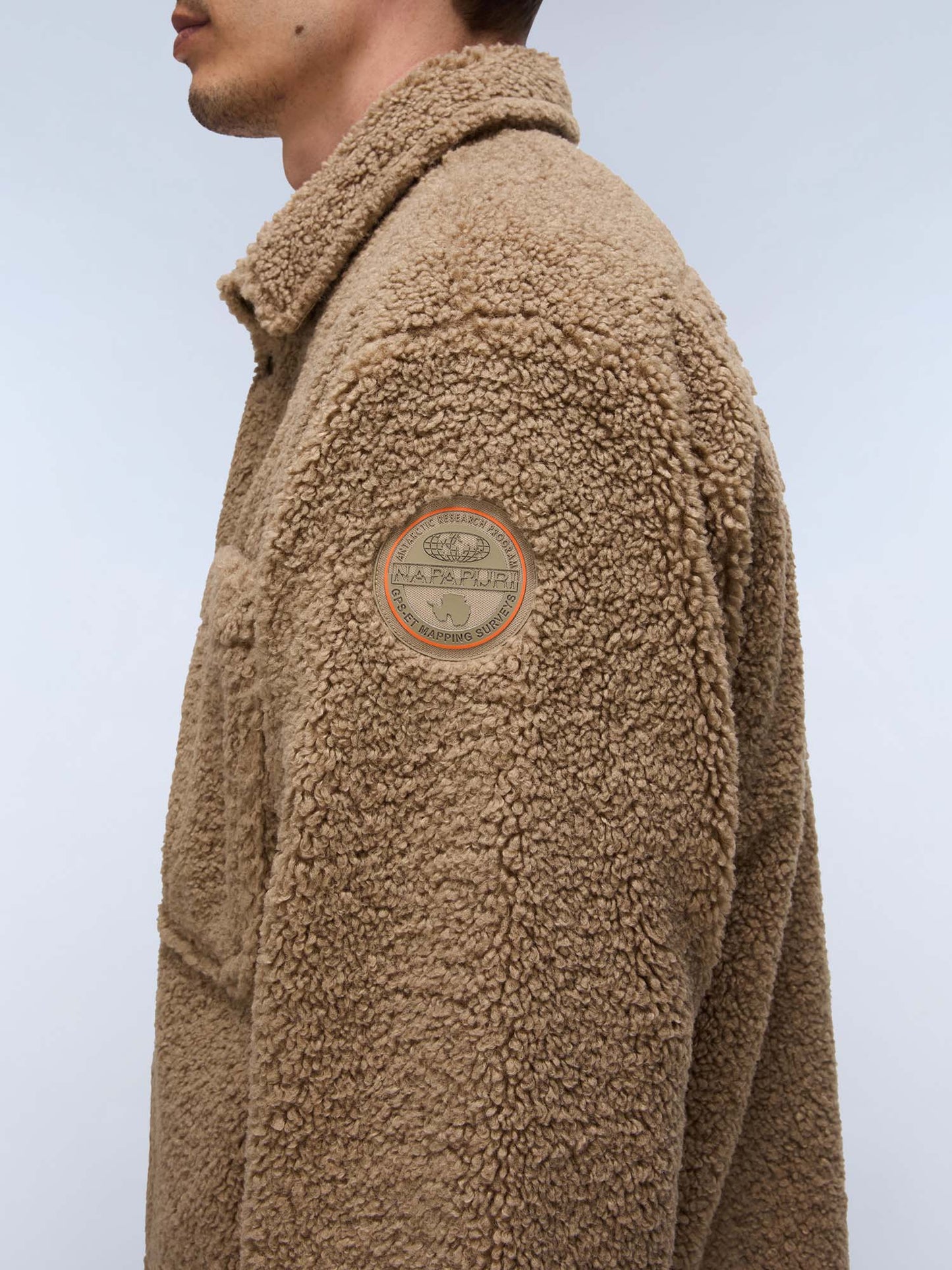 Napapijri T-Lule, overshirt da uomo beige