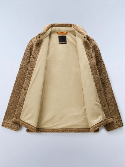 Napapijri T-Lule, overshirt da uomo beige