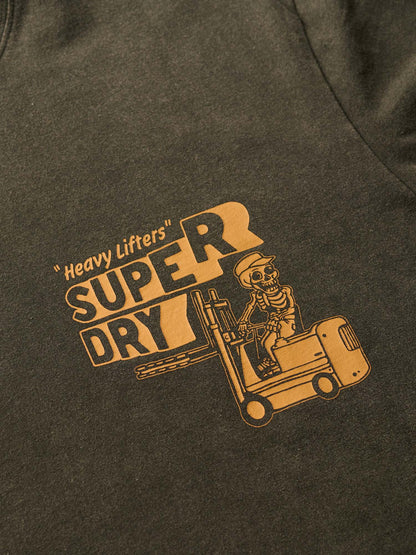 T-SHIRT TRADE TOOLS SUPERDRY UOMO VERDE