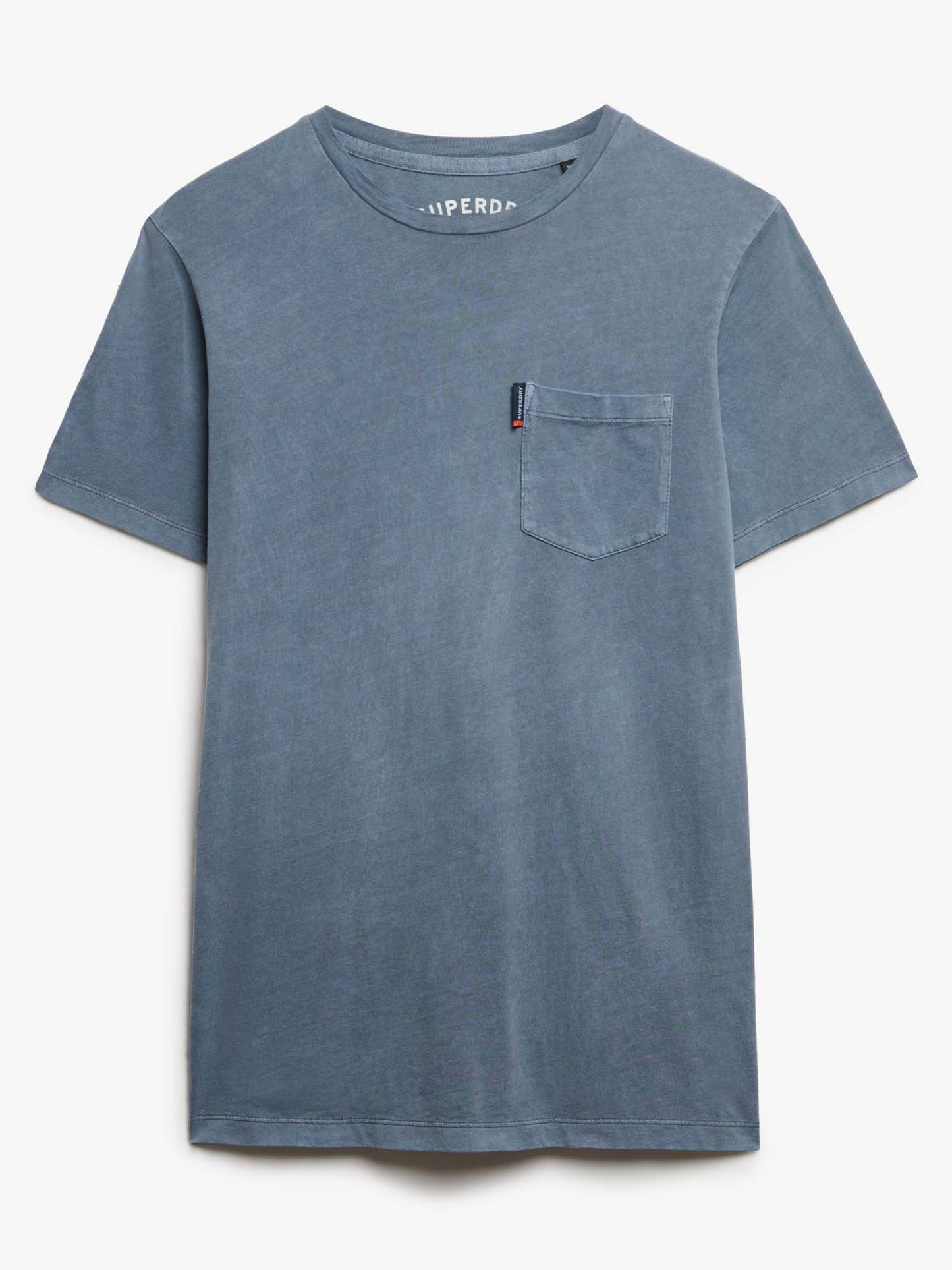 T-SHIRT CON TASCHINO SUPERDRY UOMO BLU