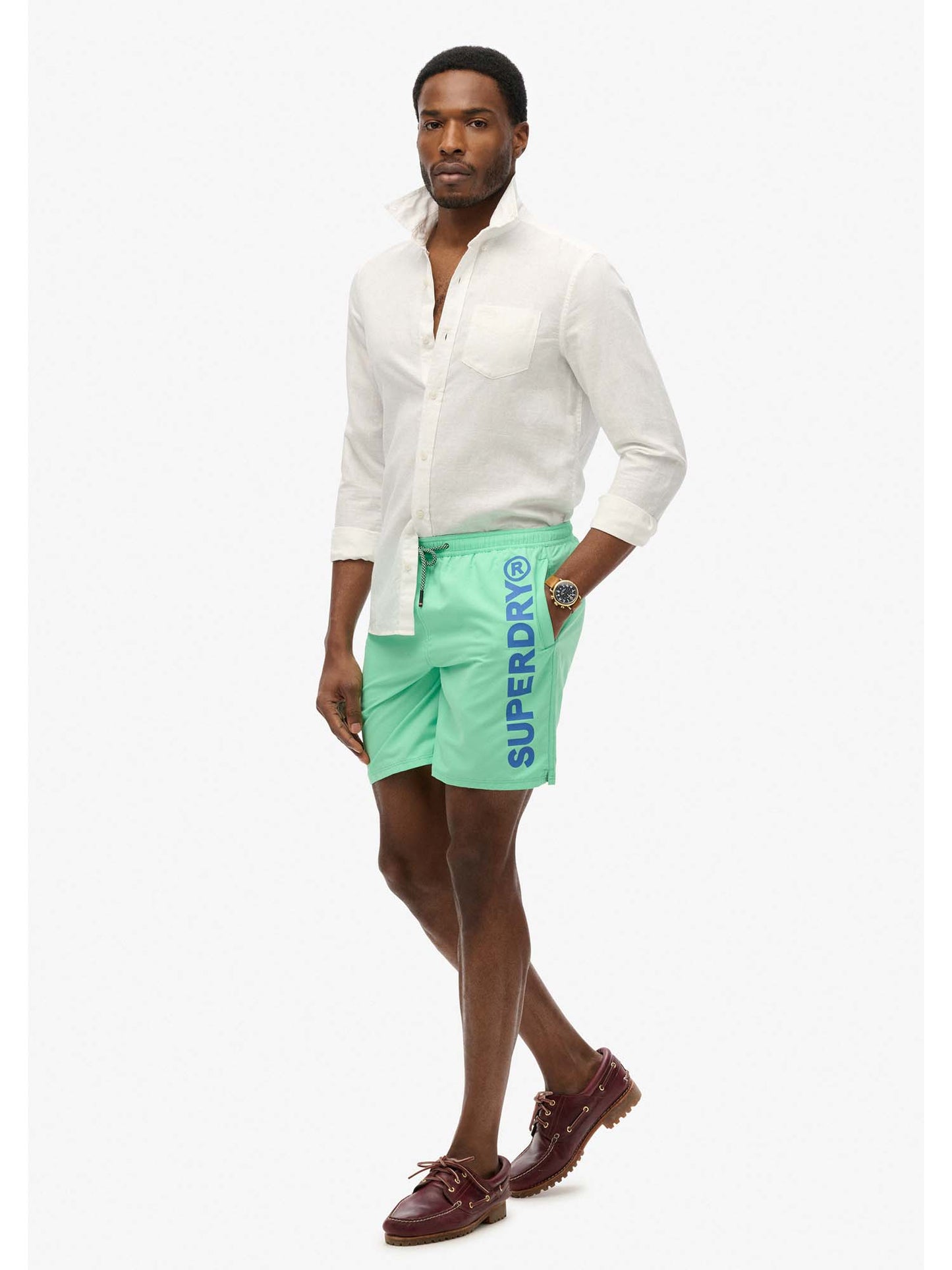 COSTUME DA BAGNO SPORT GRAPHIC DA UOMO MENTA