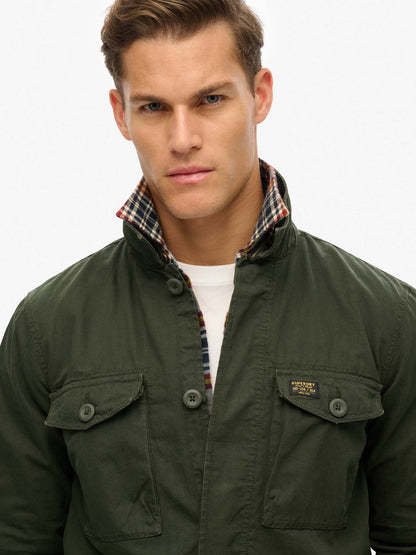 SUPERDRY MILITARY FI - OLIVA
