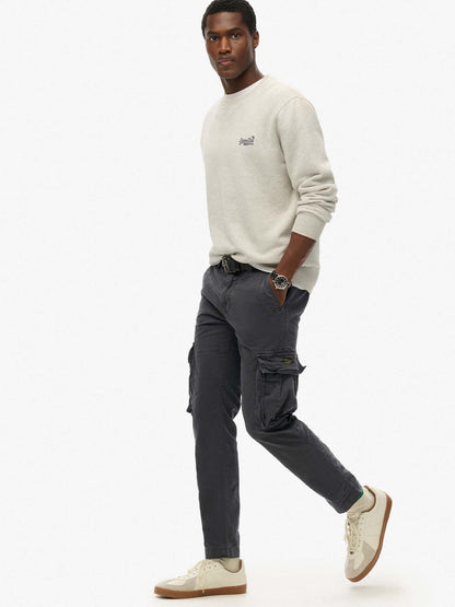 PANTALONE CARGO SUPERDRY DA UOMO NERO