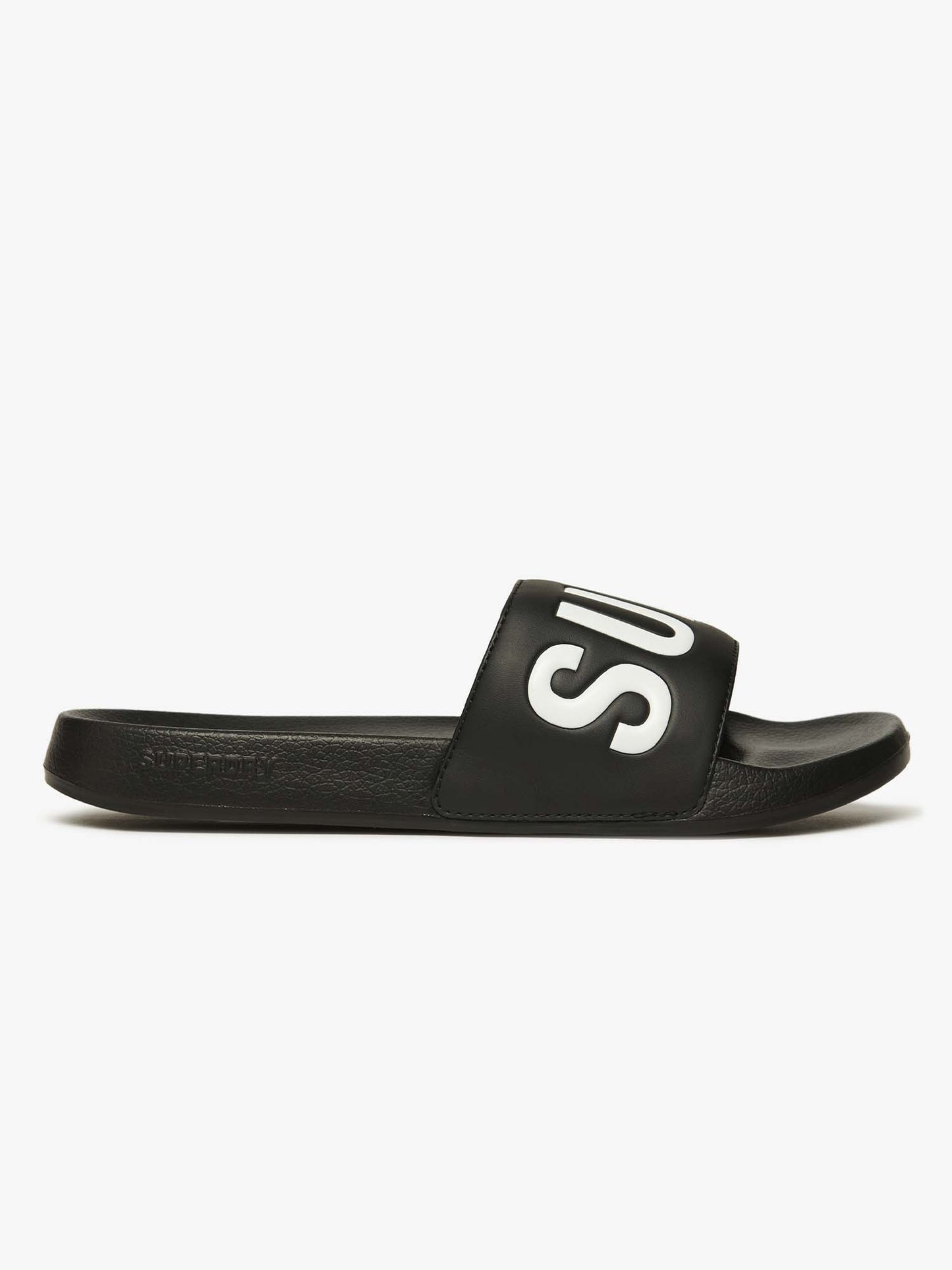 CIABATTA GRAPHIC POO SUPERDRY UOMO NERO-BIANCO