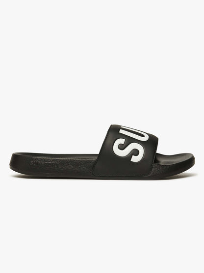 CIABATTA GRAPHIC POO SUPERDRY UOMO NERO-BIANCO
