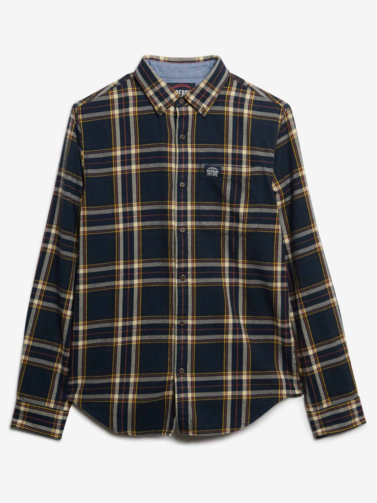 CAMICIA COLLO BUTTON DOWN SUPERDRY DA UOMO GIALLO