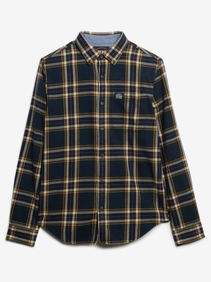 CAMICIA COLLO BUTTON DOWN SUPERDRY DA UOMO GIALLO