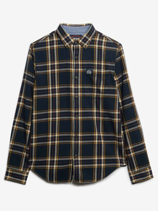 CAMICIA COLLO BUTTON DOWN SUPERDRY DA UOMO GIALLO