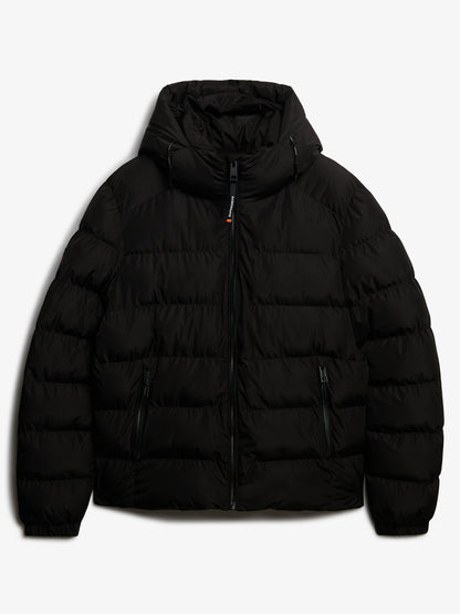 GIUBBINO SPORT CON CAPPUCCIO SUPERDRY DA UOMO NERO