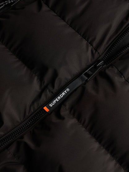 Superdry sport puffe giubbino da uomo nero