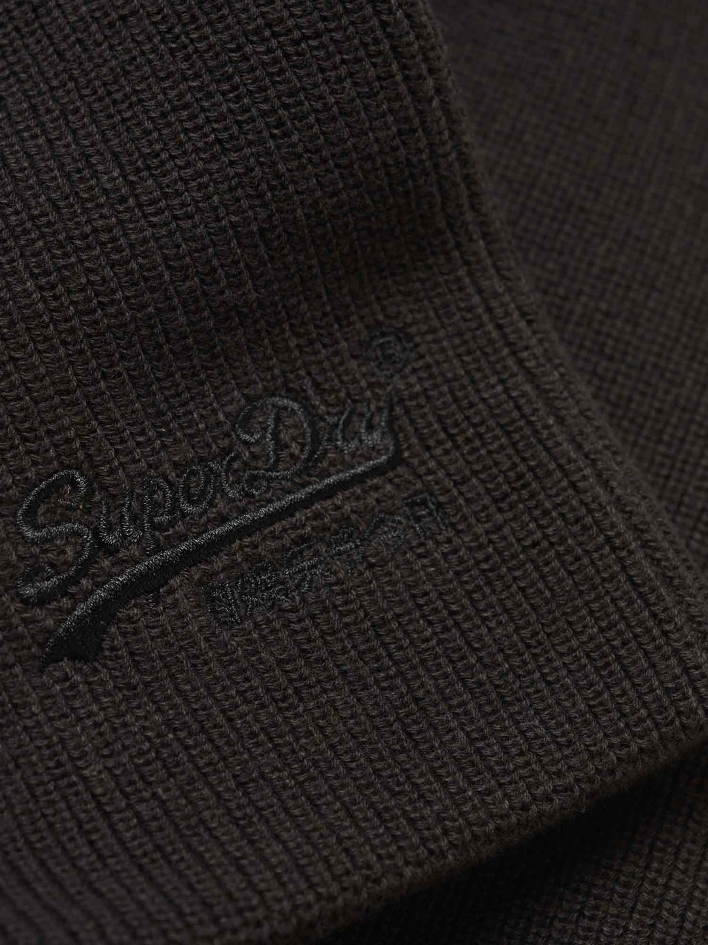 CAPPELLO IN MAGLIA SUPERDRY DA UOMO NERO