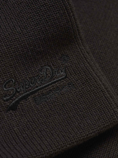CAPPELLO IN MAGLIA SUPERDRY DA UOMO NERO