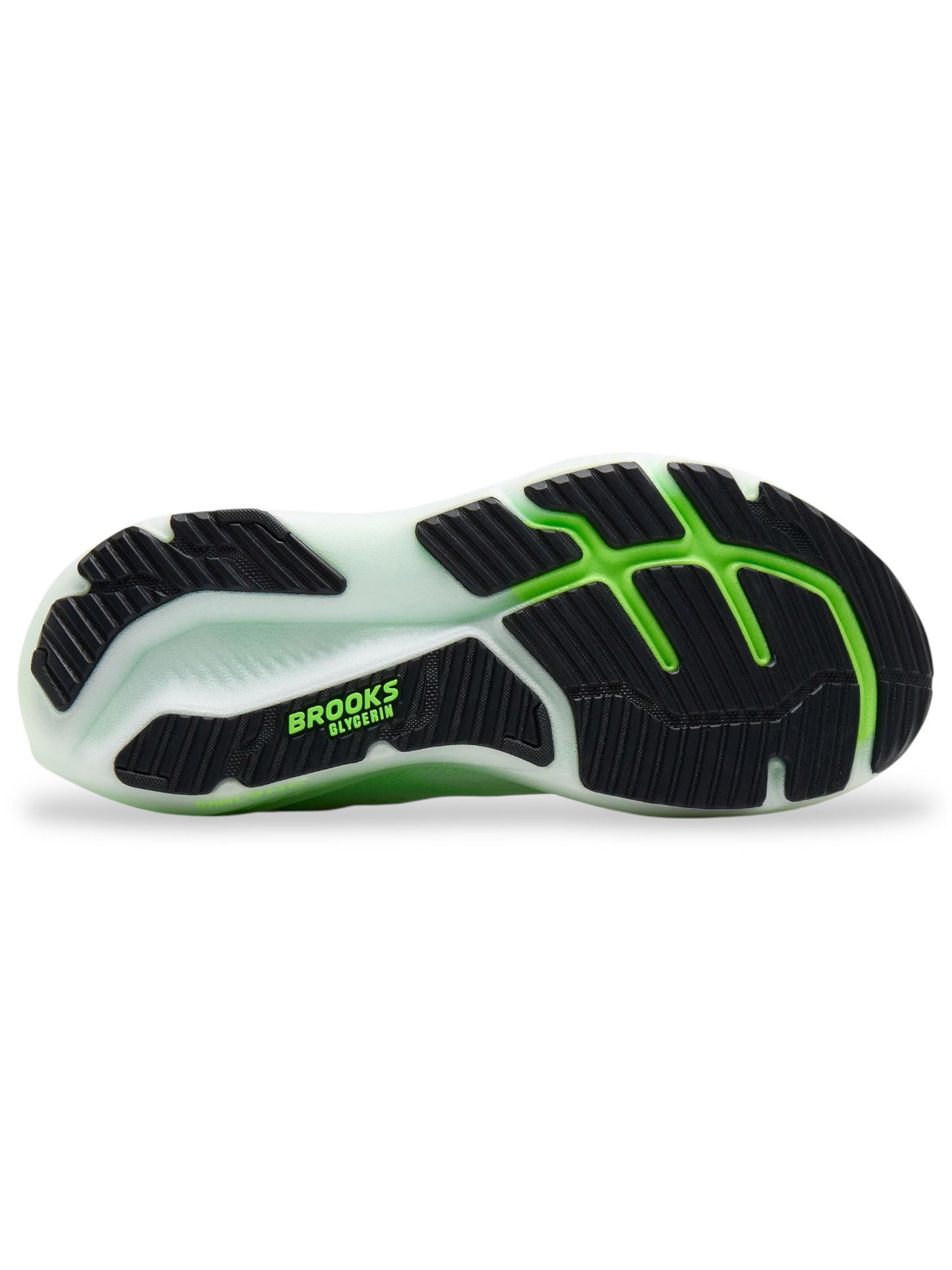 SCARPA RUNNING BIANCO VERDE BROOKS GLYCERIN 23 DA UOMO