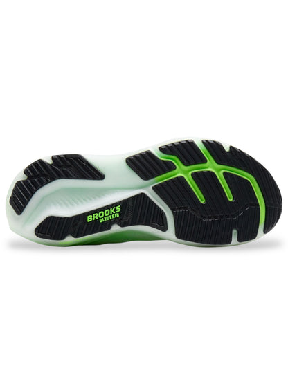 SCARPA RUNNING BIANCO VERDE BROOKS GLYCERIN 23 DA UOMO