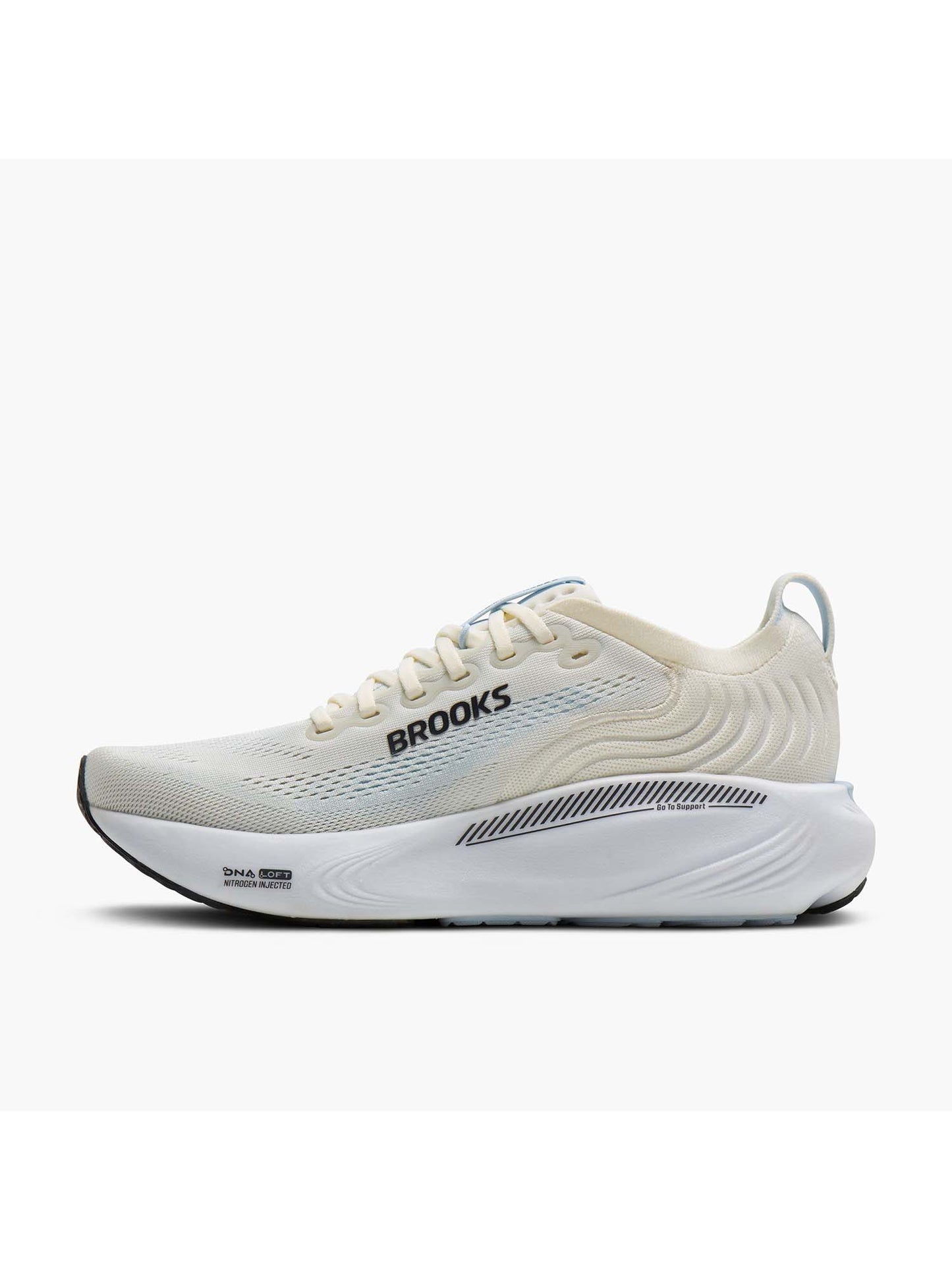Brooks Adrenaline GTS 25, scarpe running da donna bianche