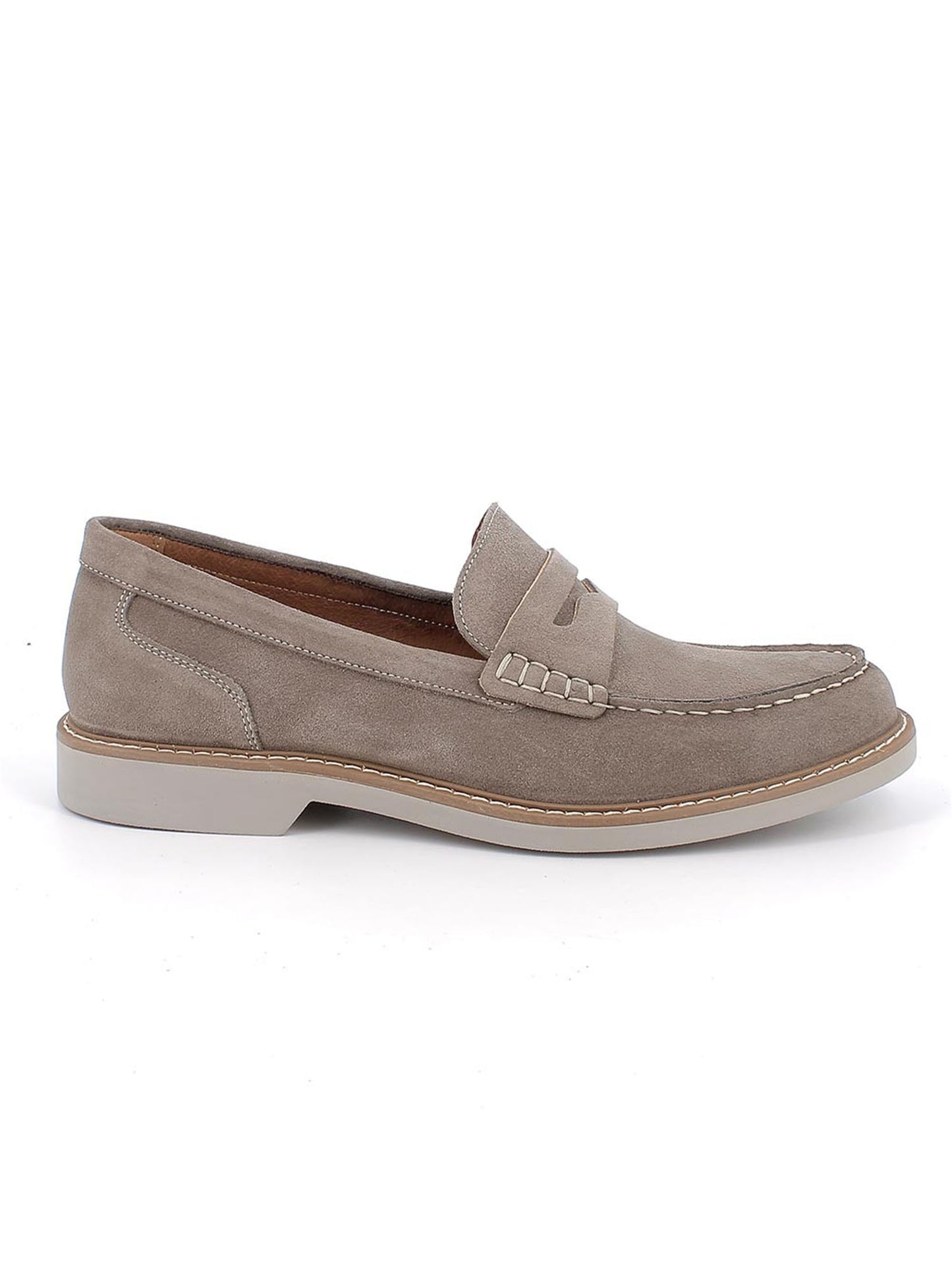 Igi&Co Felipe, mocassini uomo in pelle scamosciata marrone